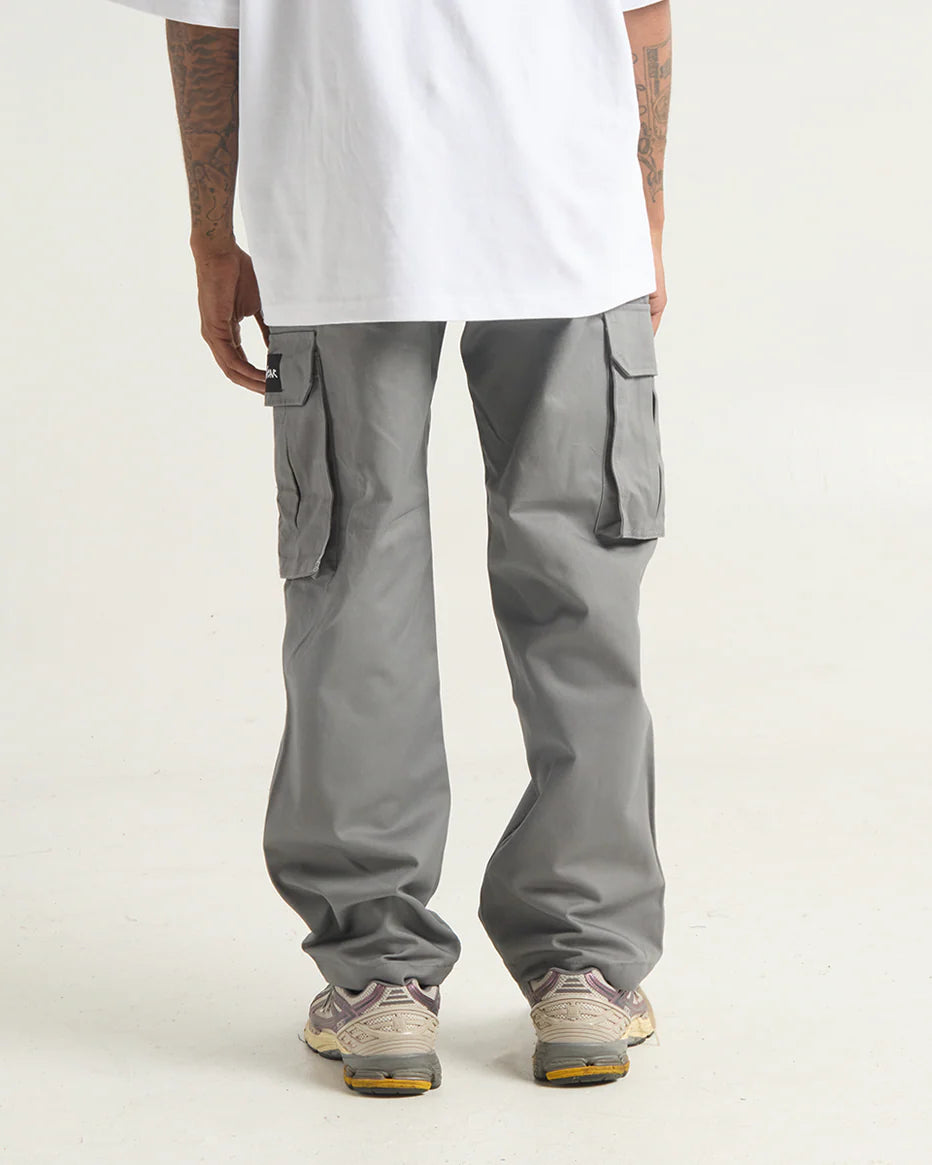 Twill Cargo Logo Pants